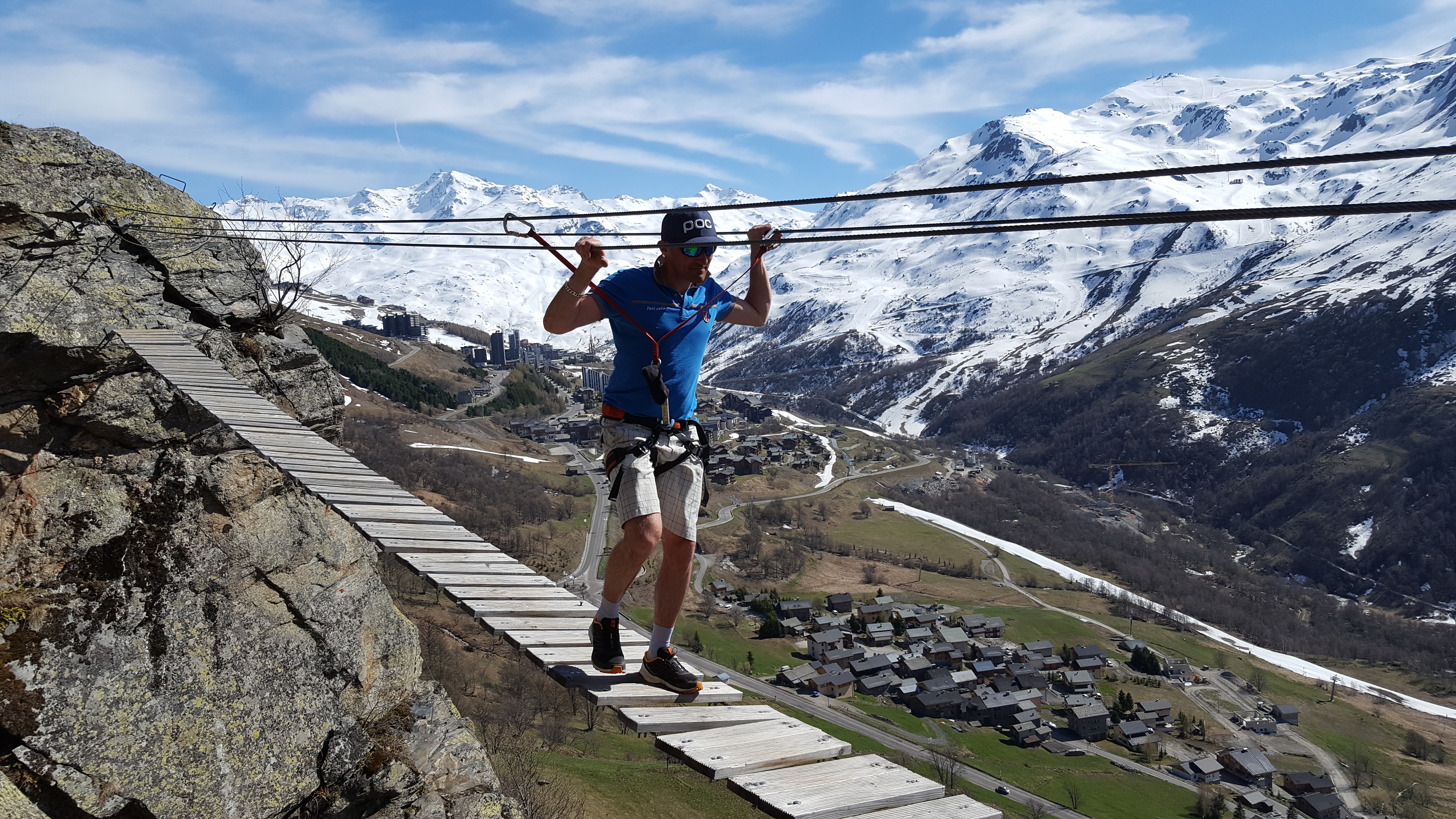 Via Ferrata in Les Menuires